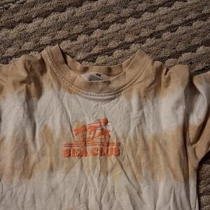 H&M Kids Sea Club Beige and Orange Tee